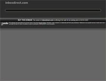 Tablet Screenshot of inboxdirect.com